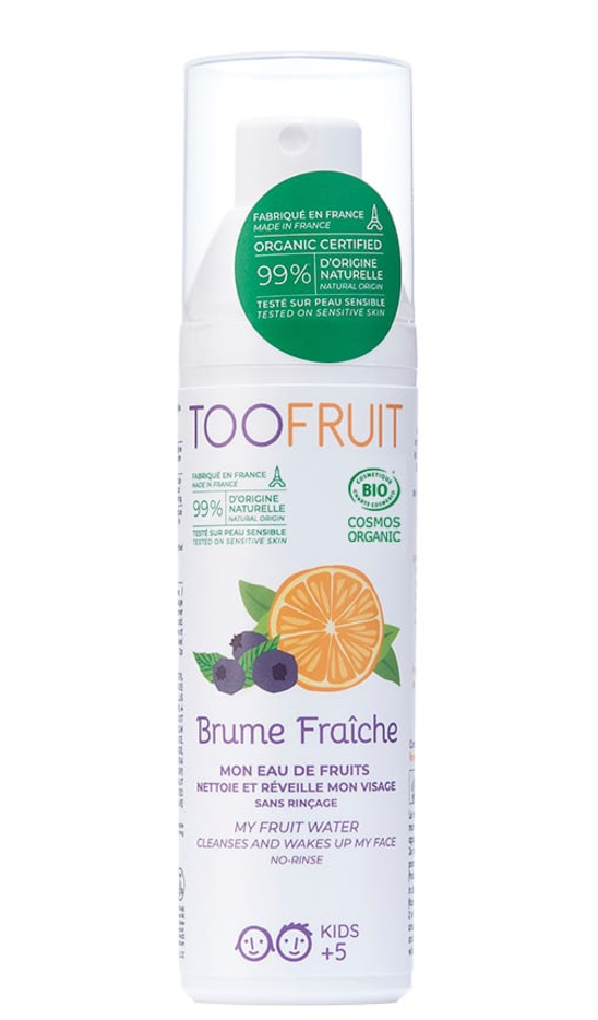 Brume Fraiche bio nettoyante visage enfant toofruit